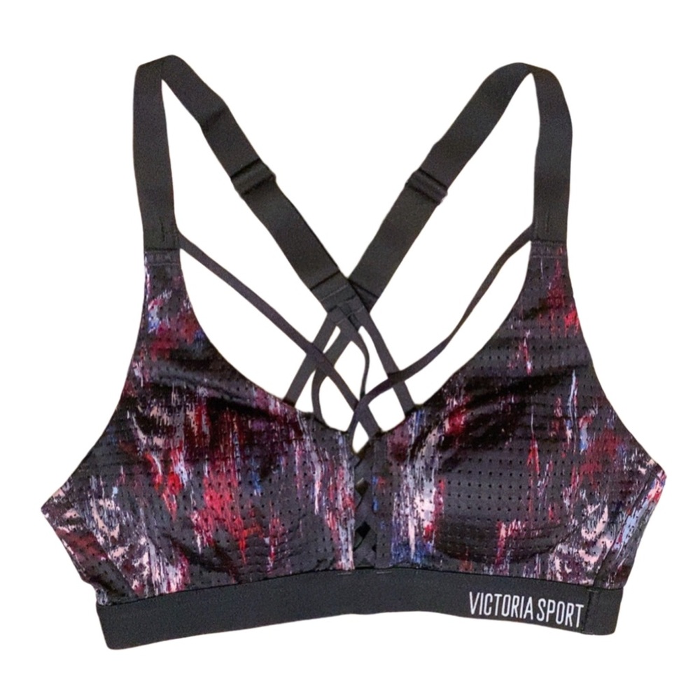 Victoria’s Sport Padded sport Bra Cross Back V neck Women’s size 32A fits XS/S